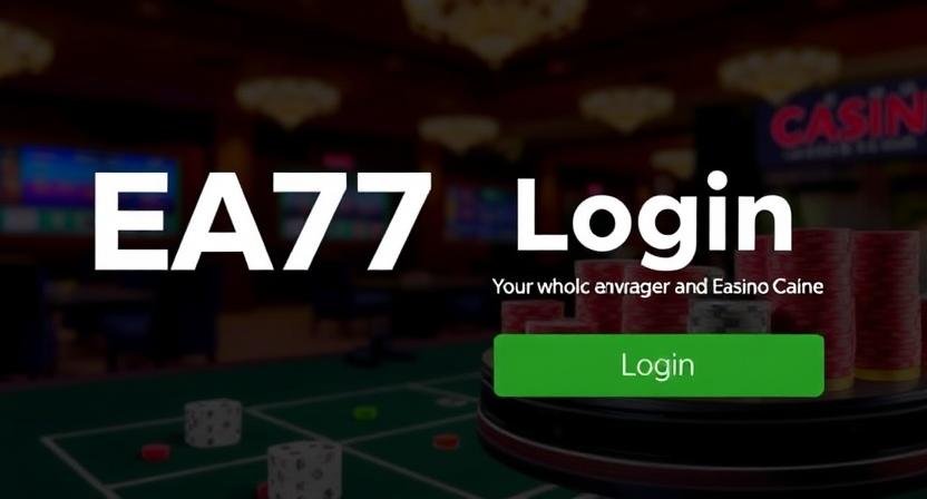 Clean and intuitive EA77 login interface